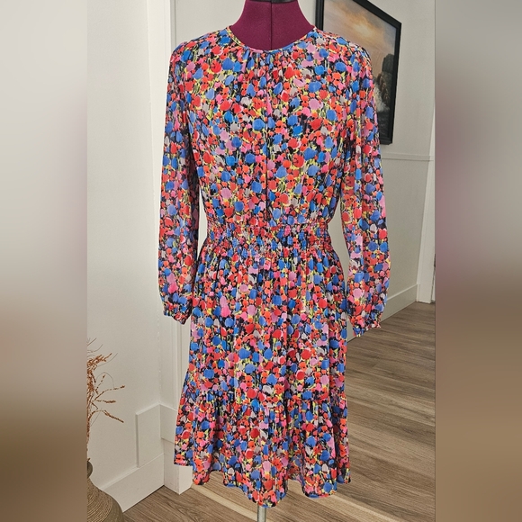 J. Crew Dresses & Skirts - J. Crew Colorful Knee Length Dress Size XS
